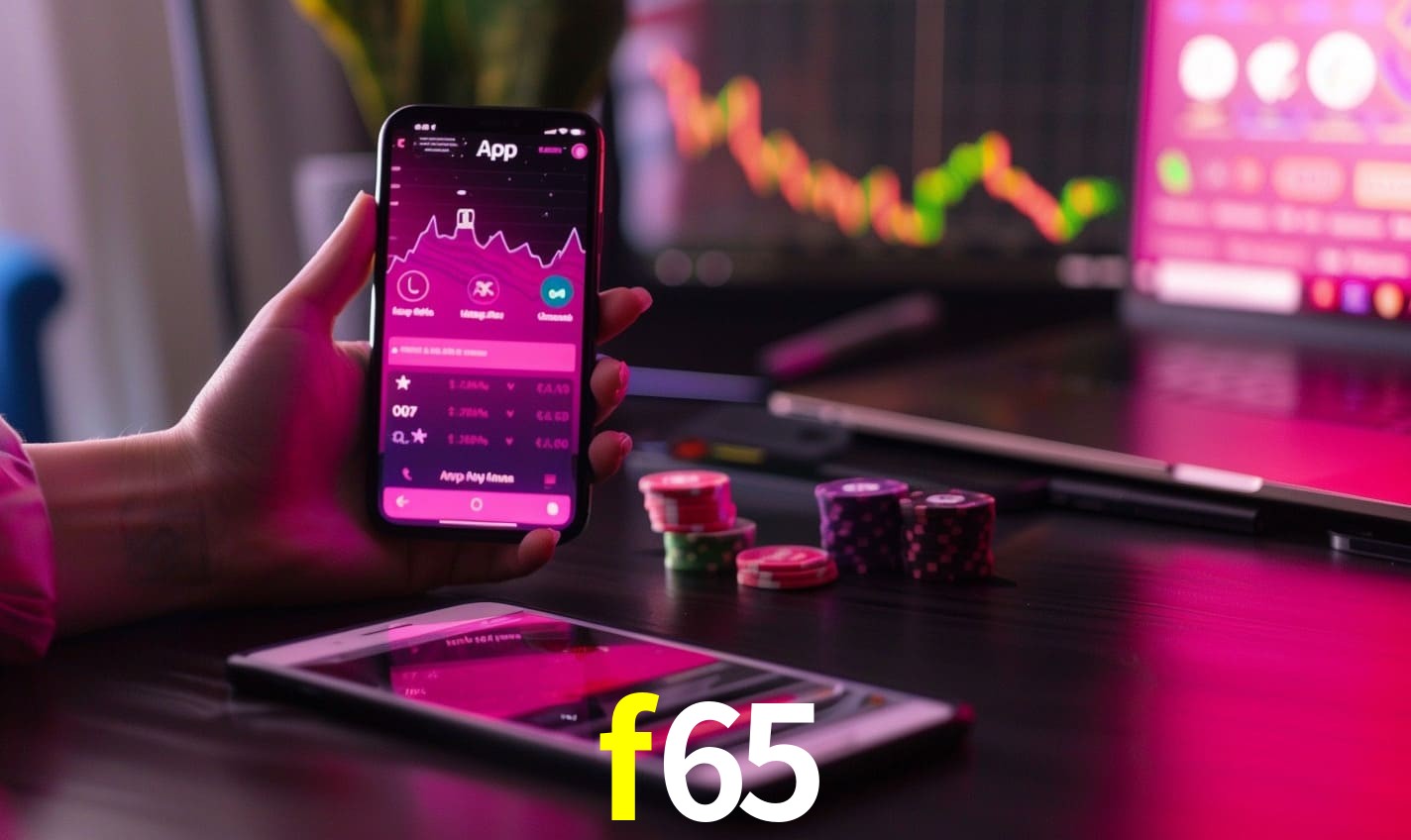 Comparação APP mobile vs versão web da f65